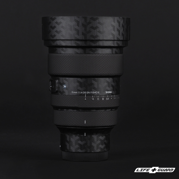 LIFE+GUARD 鏡頭貼膜安裝示意，適用 SIGMA 15mm F1.4 DG DN Art