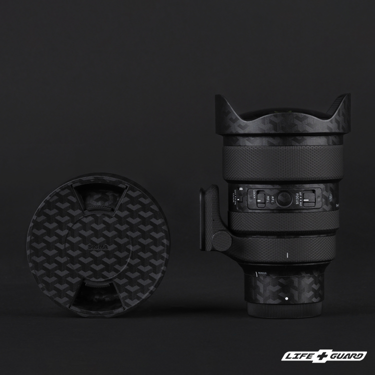 LIFE+GUARD 鏡頭貼膜正面安裝示意，適用 SIGMA 15mm F1.4 DG DN Art