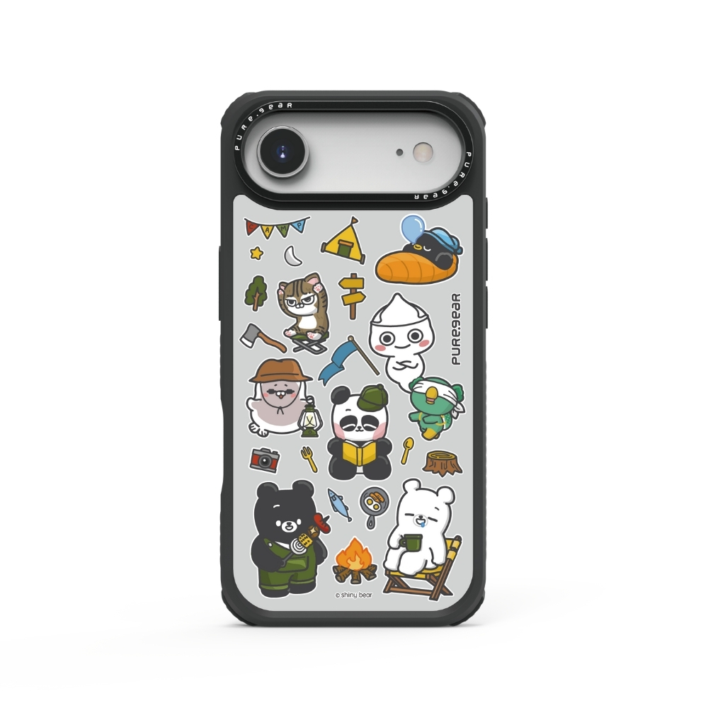 iPhone 輕坦克防摔手機殼 / Camping (想你熊shiny bear)
