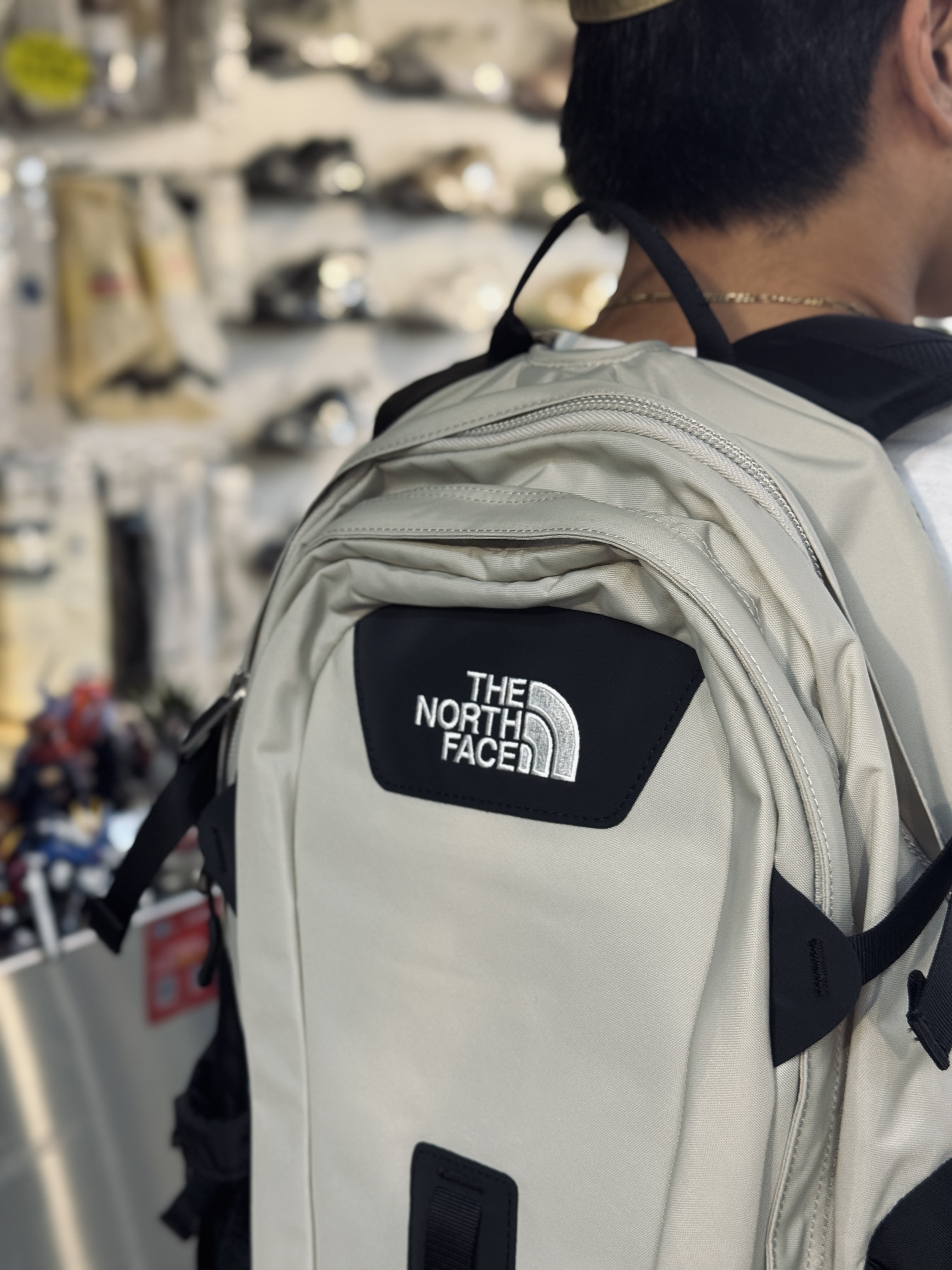 The North Face Hot Shot Backpack White Sand