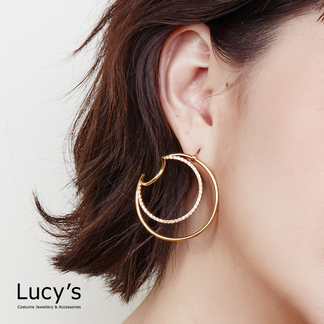 彎月 耳環 (二色) (98469/98470)