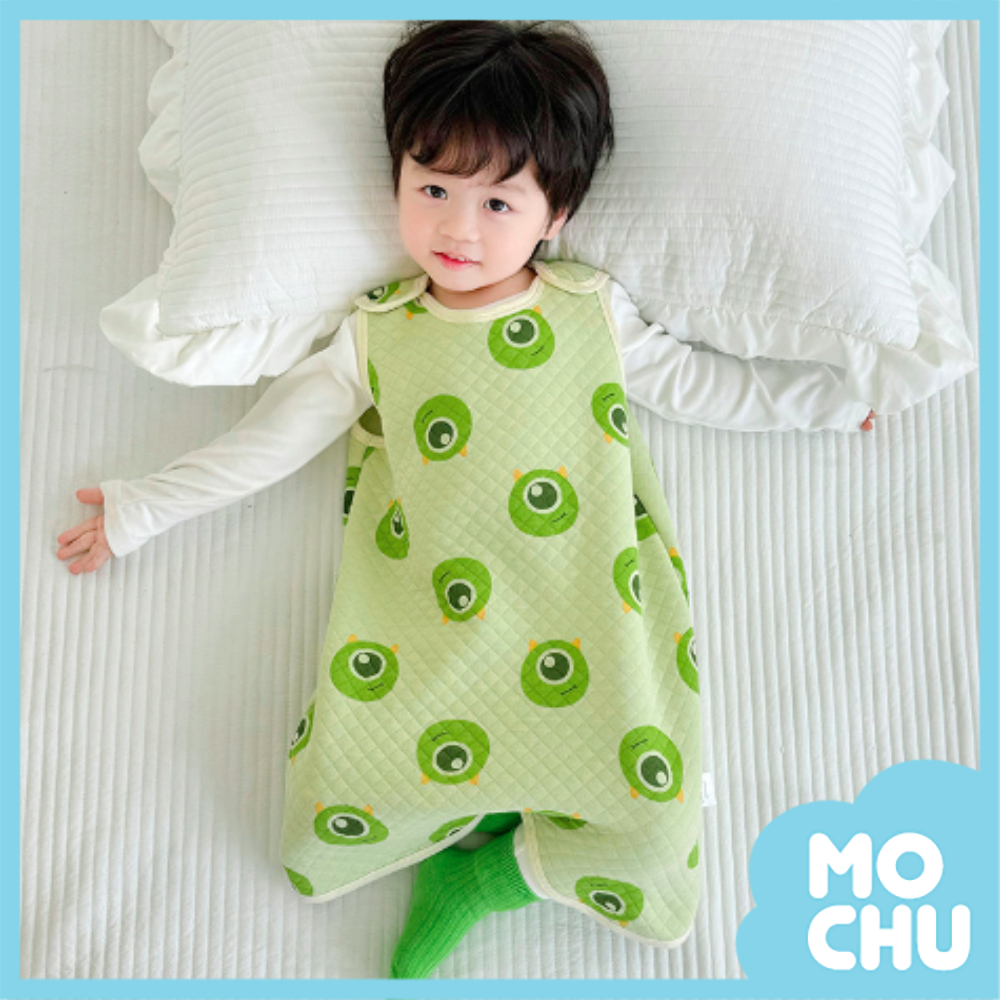 大眼怪夾棉防踢被