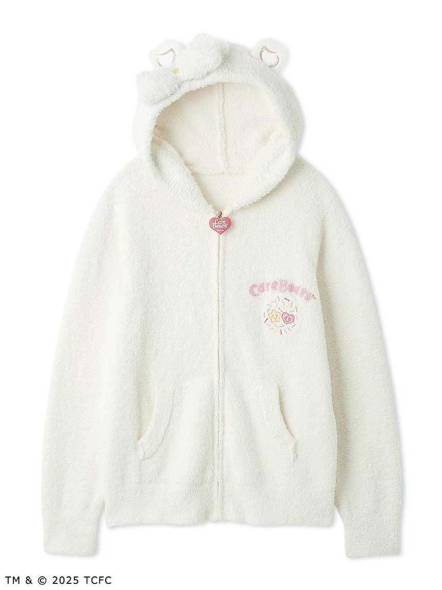 預購┃SNIDEL HOME Care Bears 彩虹熊 愛心熊 毛毛 熊熊 針織 刺繡 家居服 連帽 拉鍊 外套