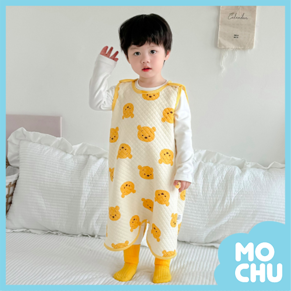 維尼熊夾棉防踢被