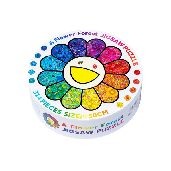 村上隆 Takashi Murakami - A Flower Forest Jigsaw Puzzle (314 Pieces) 拼圖