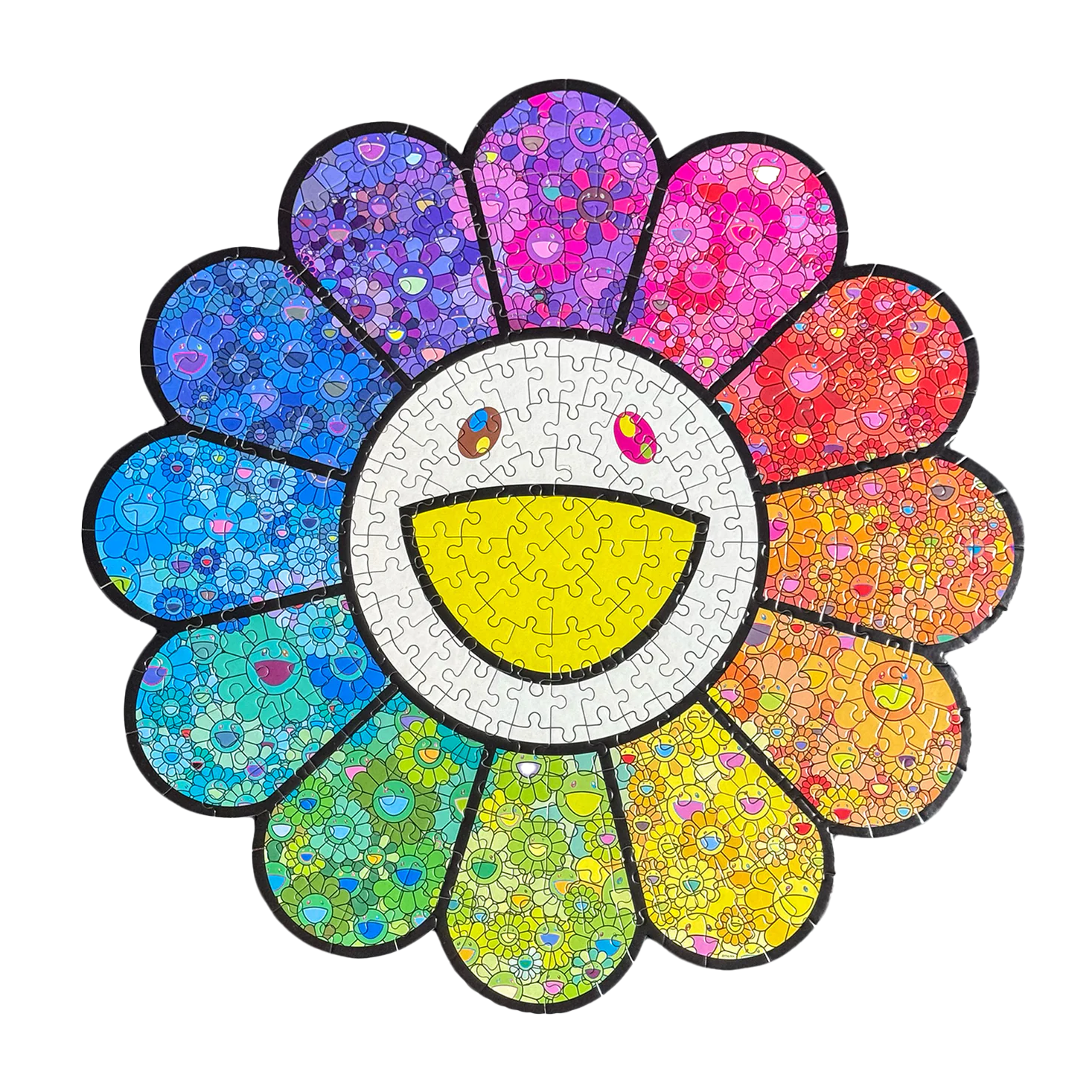 村上隆 Takashi Murakami - A Flower Forest Jigsaw Puzzle (314 Pieces) 拼圖