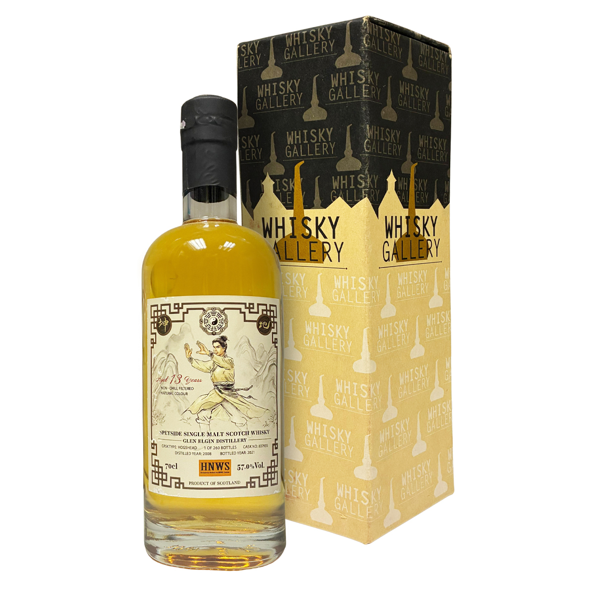 Whisky Gallery Bottling for HNWS  Glen Elgin 2008 13 Years Old #807935 57%