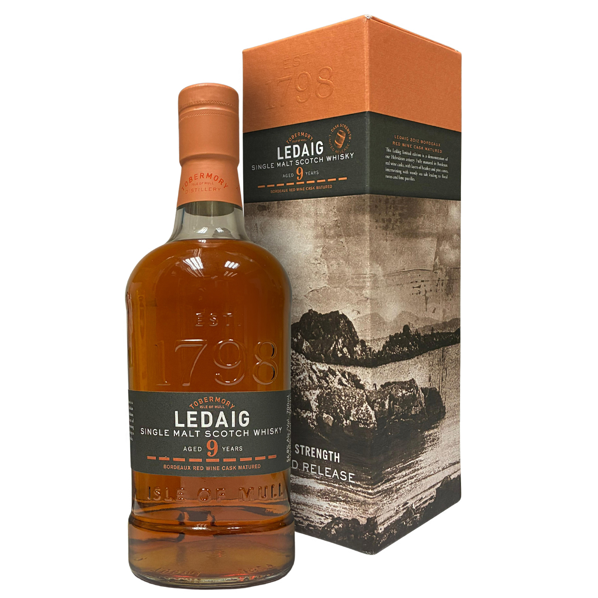 Ledaig (Tobermory) 2012 9 Years Old Cask Strength Limited Release 56.8%
