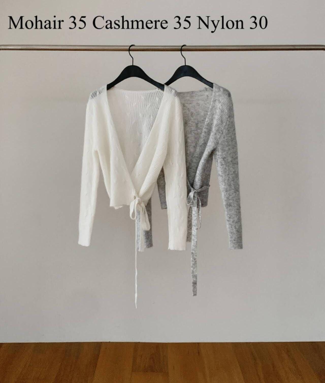 DR5026 片式蝴蝶綁帶外搭上衣