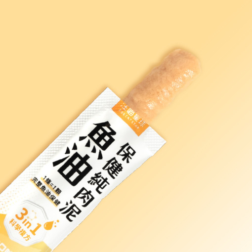 汪喵星球 - 魚油保健純肉泥  6g x 20包 [貓犬用]