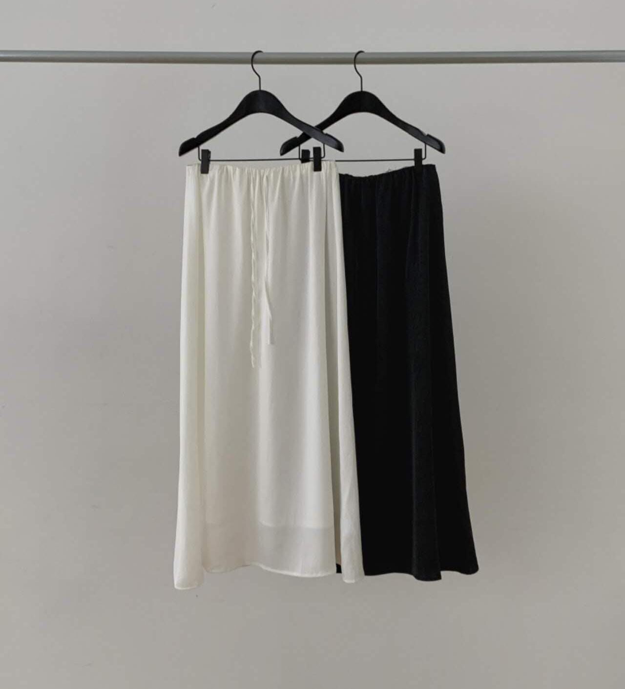 DR5027 隱形橡筋腰飄逸半身裙