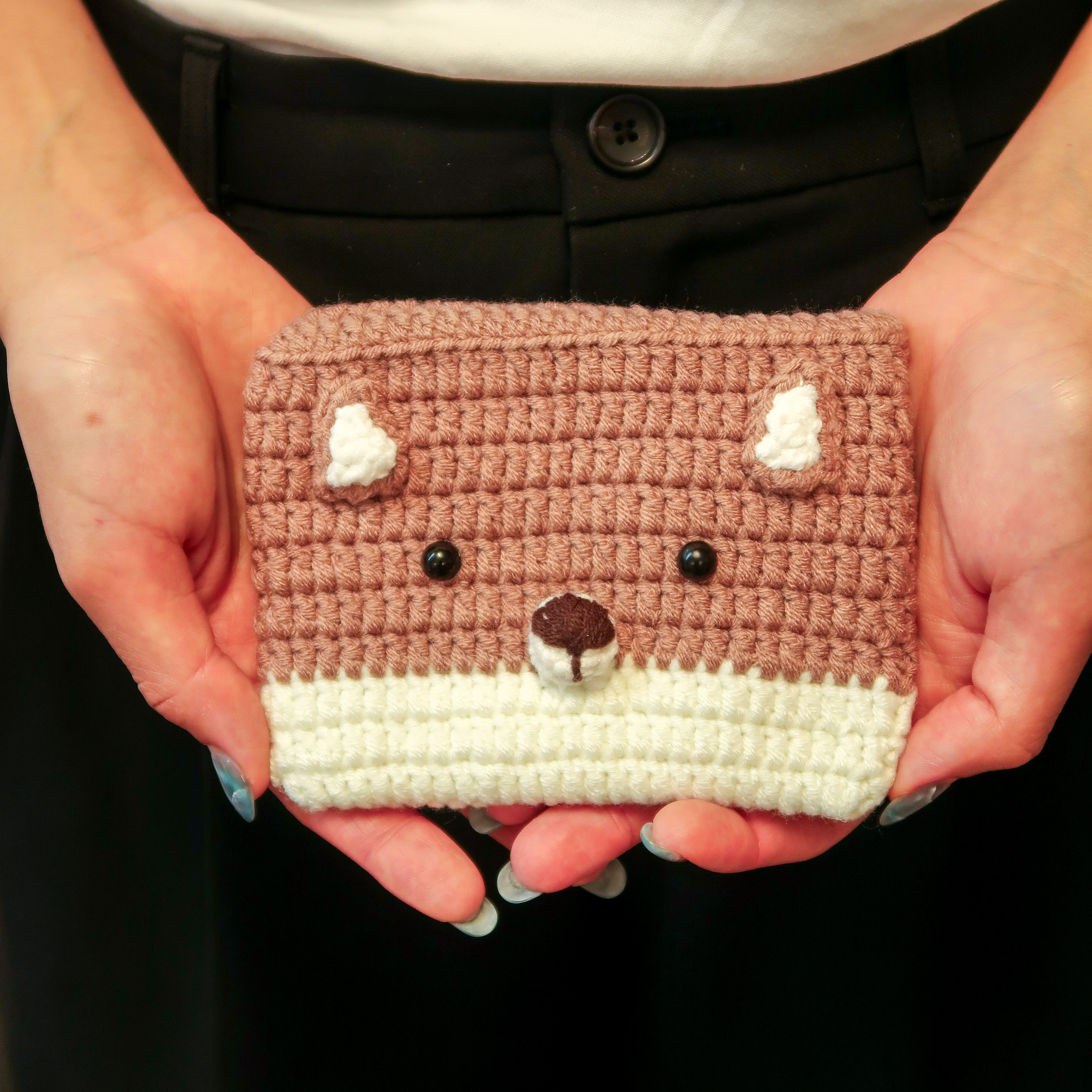 手工鈎織動物小袋子