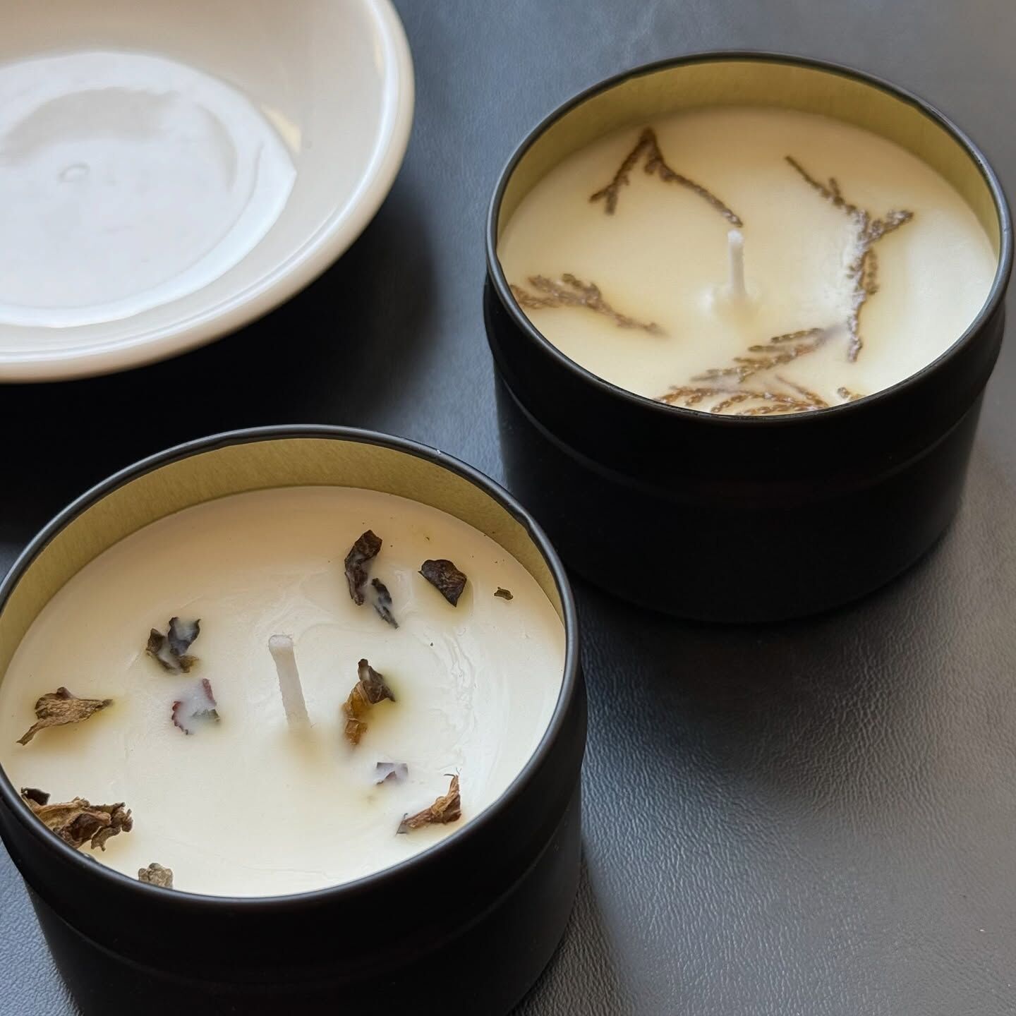 [原石] 雪松蠟燭、白鼠尾草蠟燭 香氛蠟燭