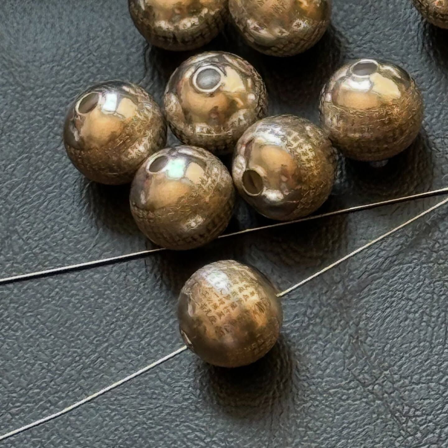 [原石] 925銀隔珠 心經 串珠配件