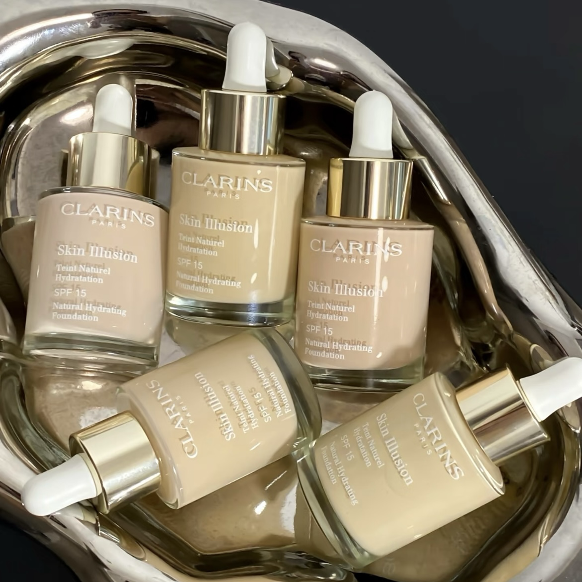 CLARINS 克蘭詩 蘋果光天生美肌粉底液 30ml