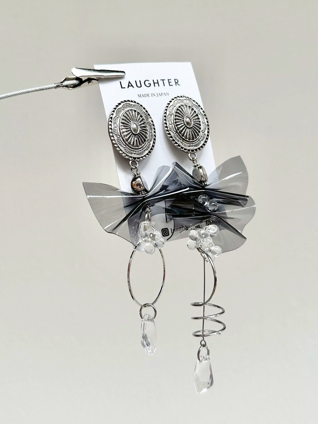 [LAUGHTER] 黑色 | 耳針 | NO.255