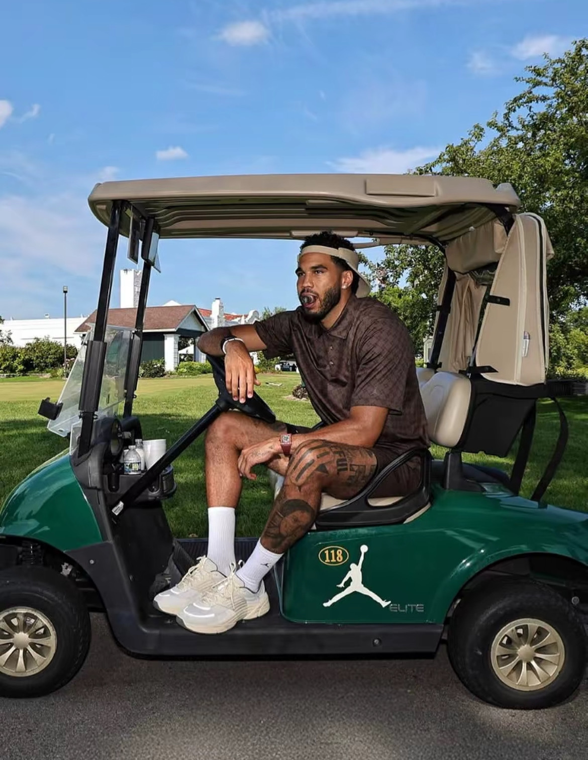 男鞋 NIKE JORDAN TRUNNER O/S 米灰棕 網眼 麂皮 回彈 喬丹 支撐 運動鞋【IB3722-101】