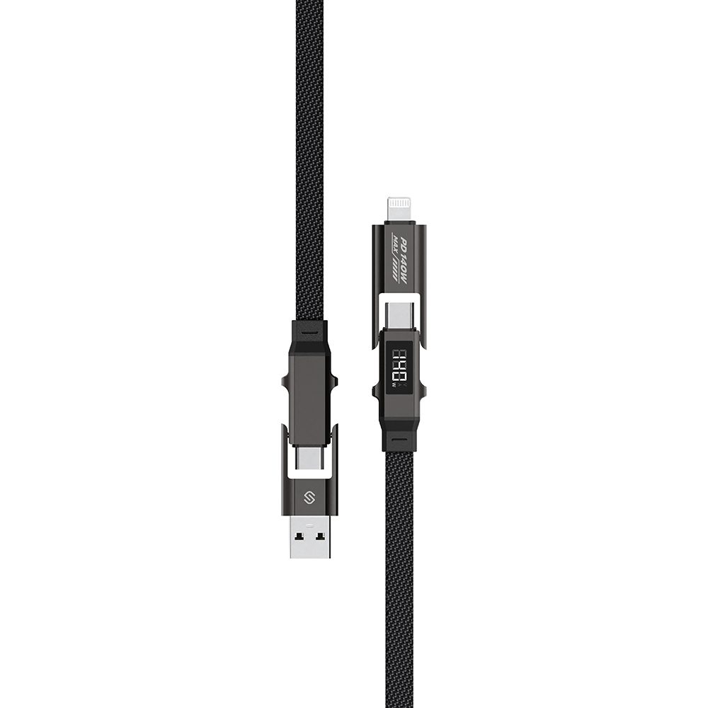 CB-CTC-37 4合1多功能顯示140W充電傳輸線