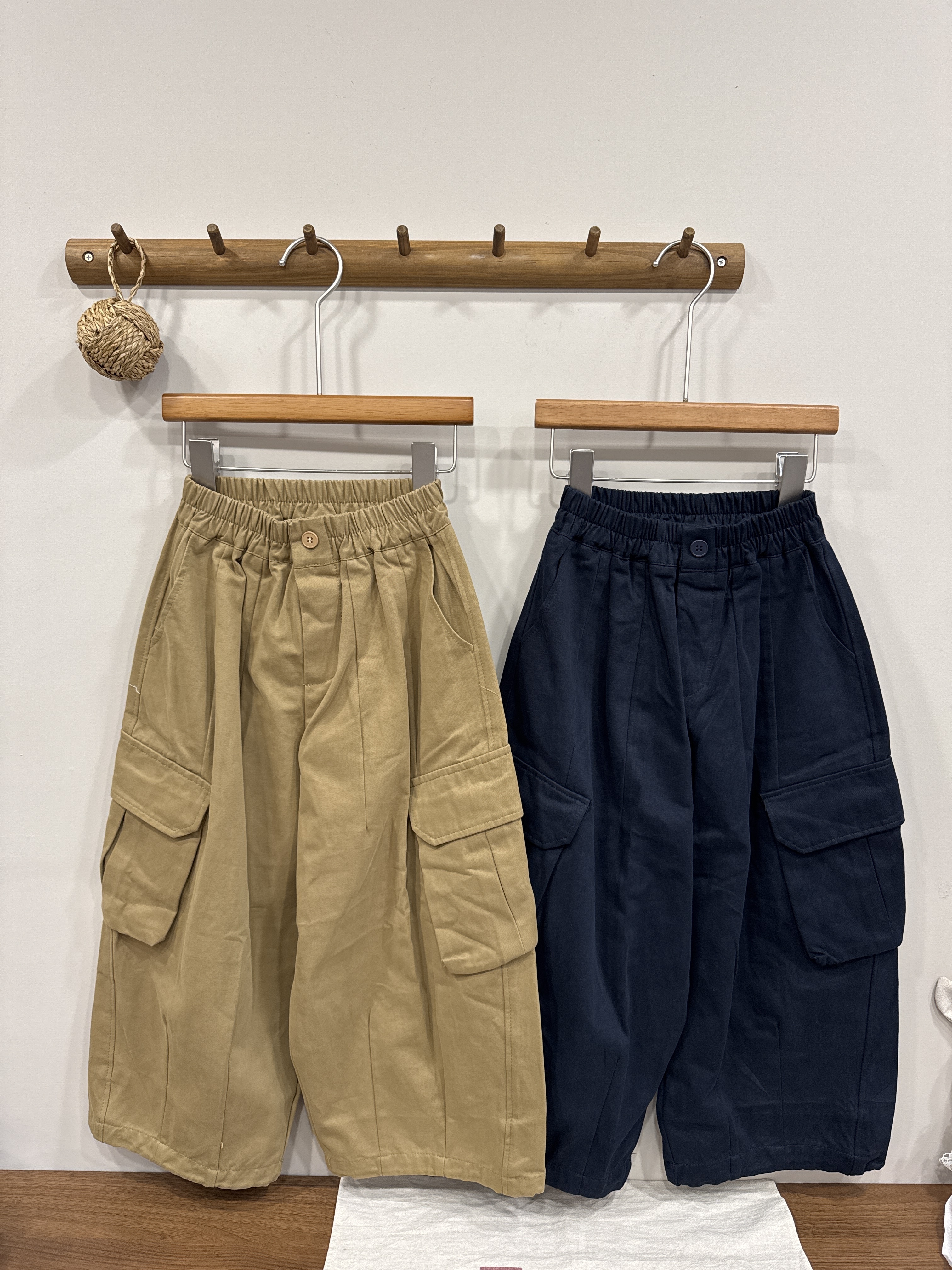 A03097雙口袋工裝褲