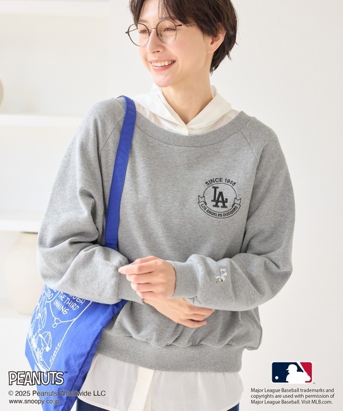 日本🇯🇵連線 MLB x Snoopy 史努比 隊徽刺繡針織套頭衫 隊徽 刺繡 休閒 針織 毛衣 SNOOPY 長袖 3款(任買兩件711免運)/預購