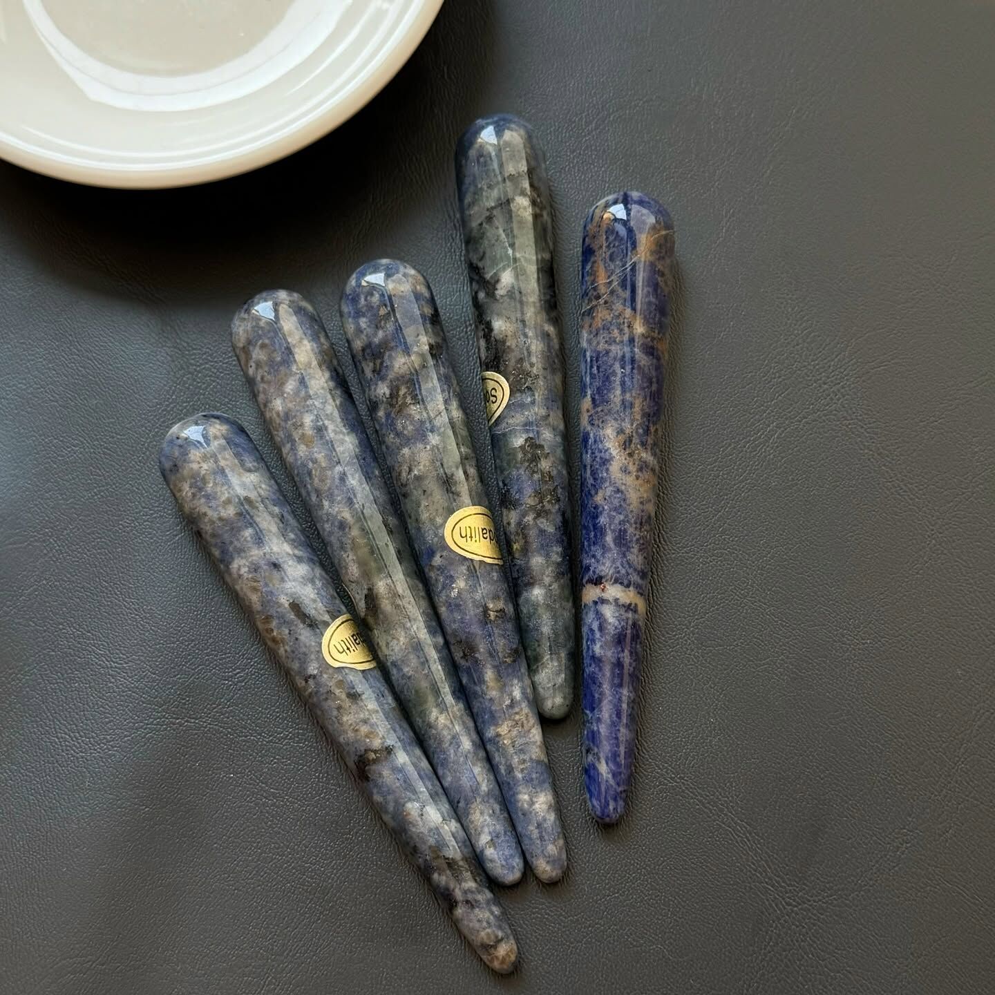 [原石] 蘇打石 / 方納石 穴道按摩棒 水晶美容儀 水晶按摩棒