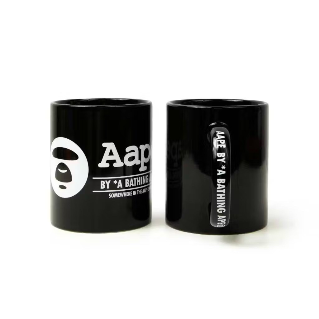 AAPE熱感應陶瓷杯 黑色