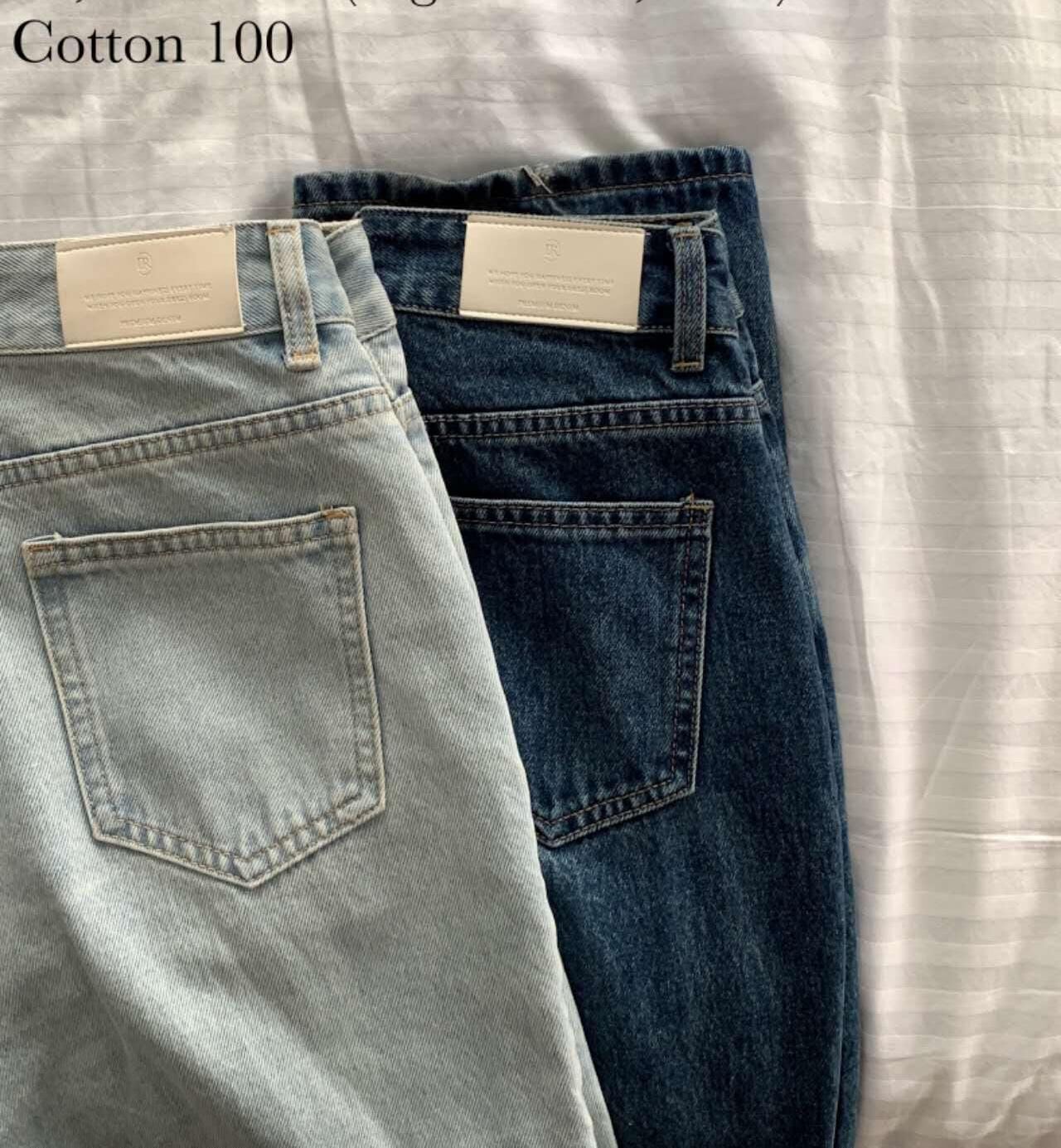 DR5033 超顯瘦版型垂感直筒牛仔褲