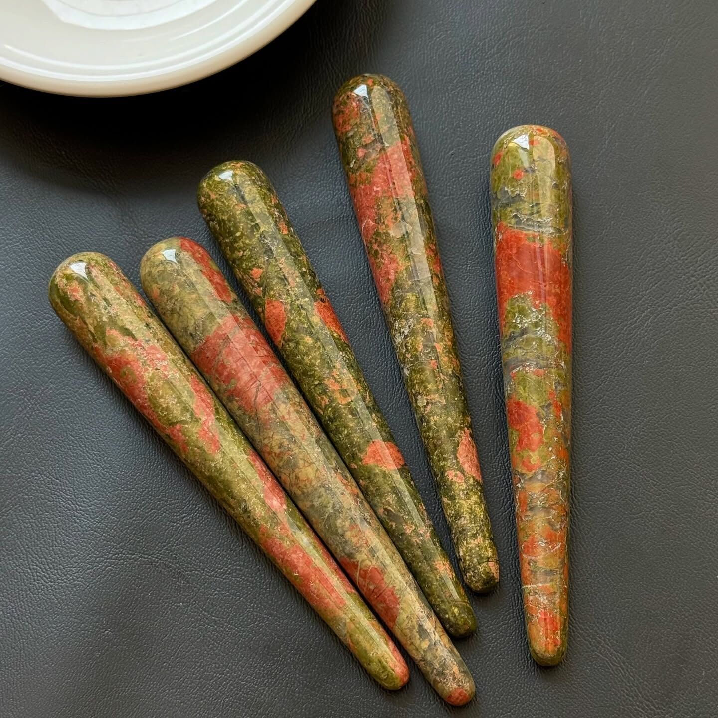 [原石] 花綠寶 穴道按摩棒 水晶美容儀 水晶按摩棒