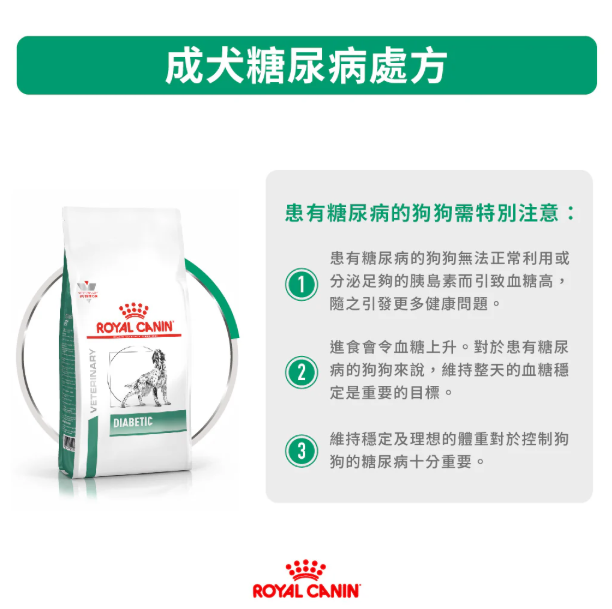 Royal Canin - 獸醫配方 - Diabetic(DS37)  成犬糖尿病處方乾糧