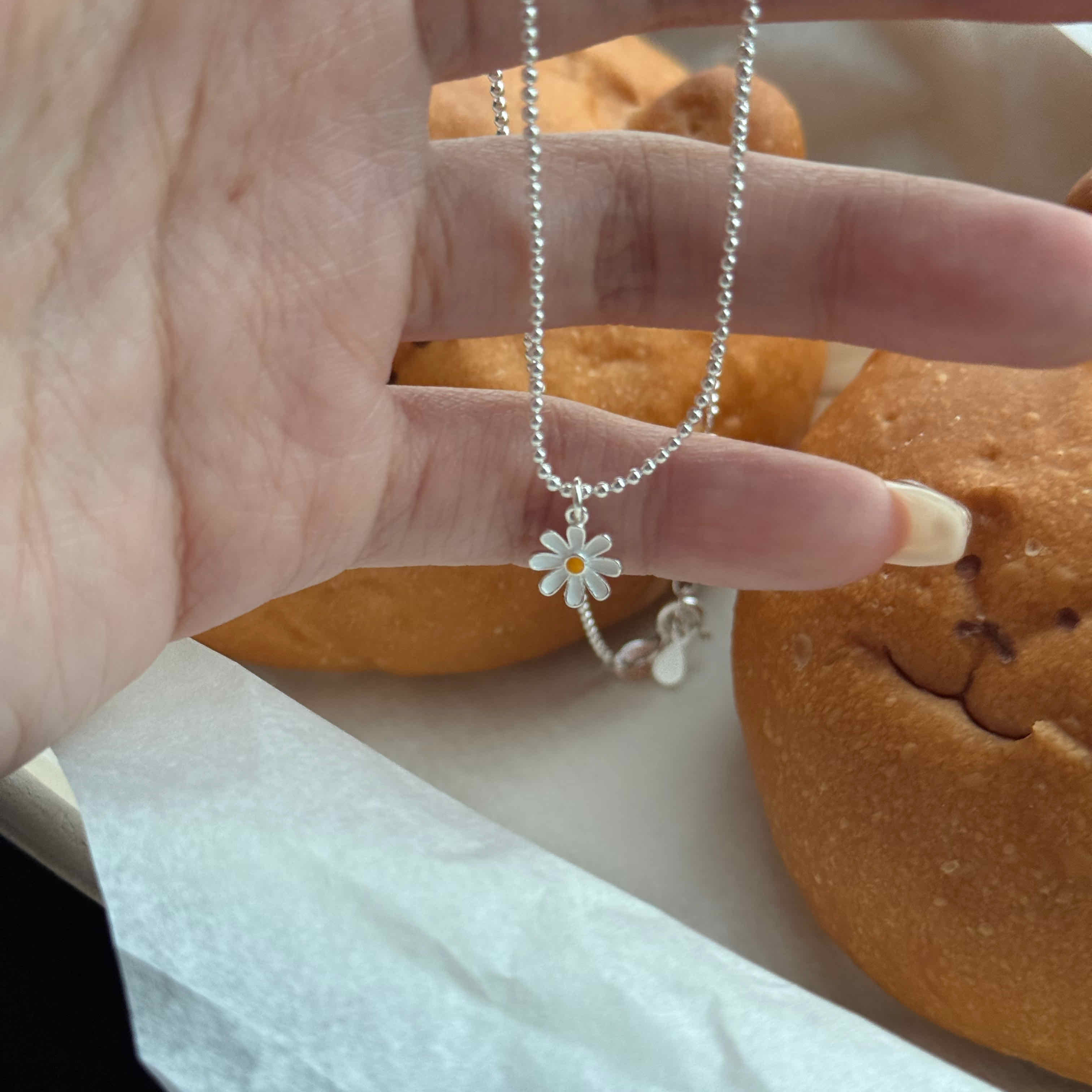 🇰🇷925 silver Daisies 項鍊