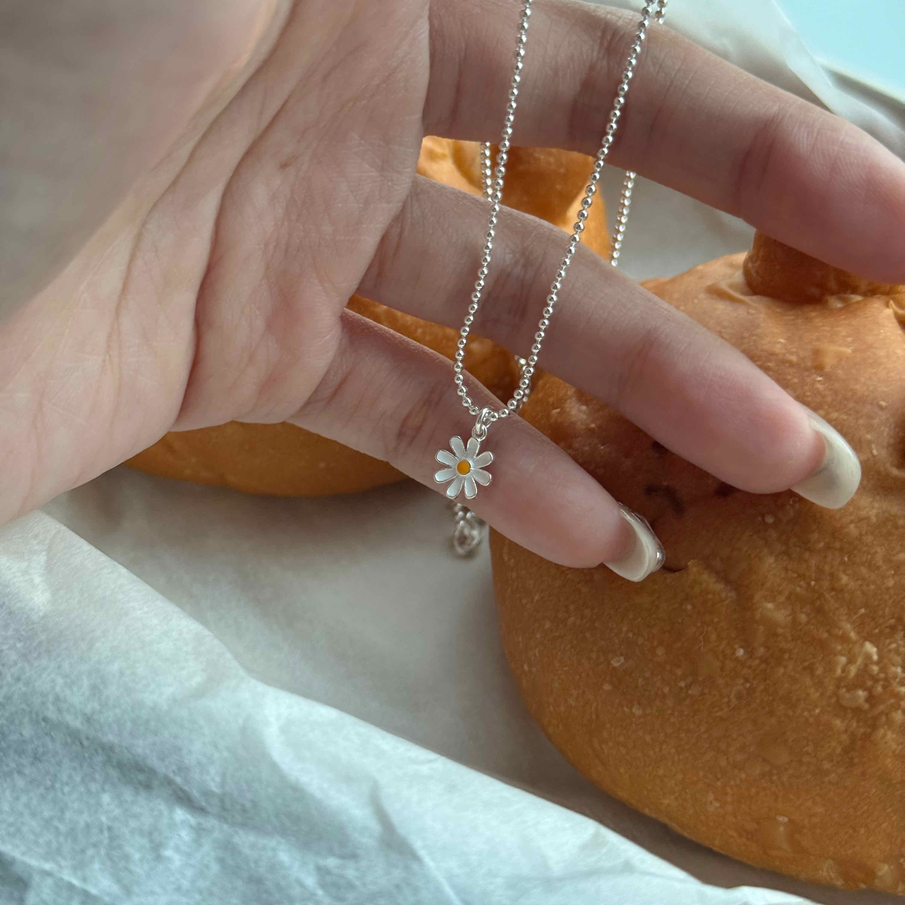 🇰🇷925 silver Daisies 項鍊