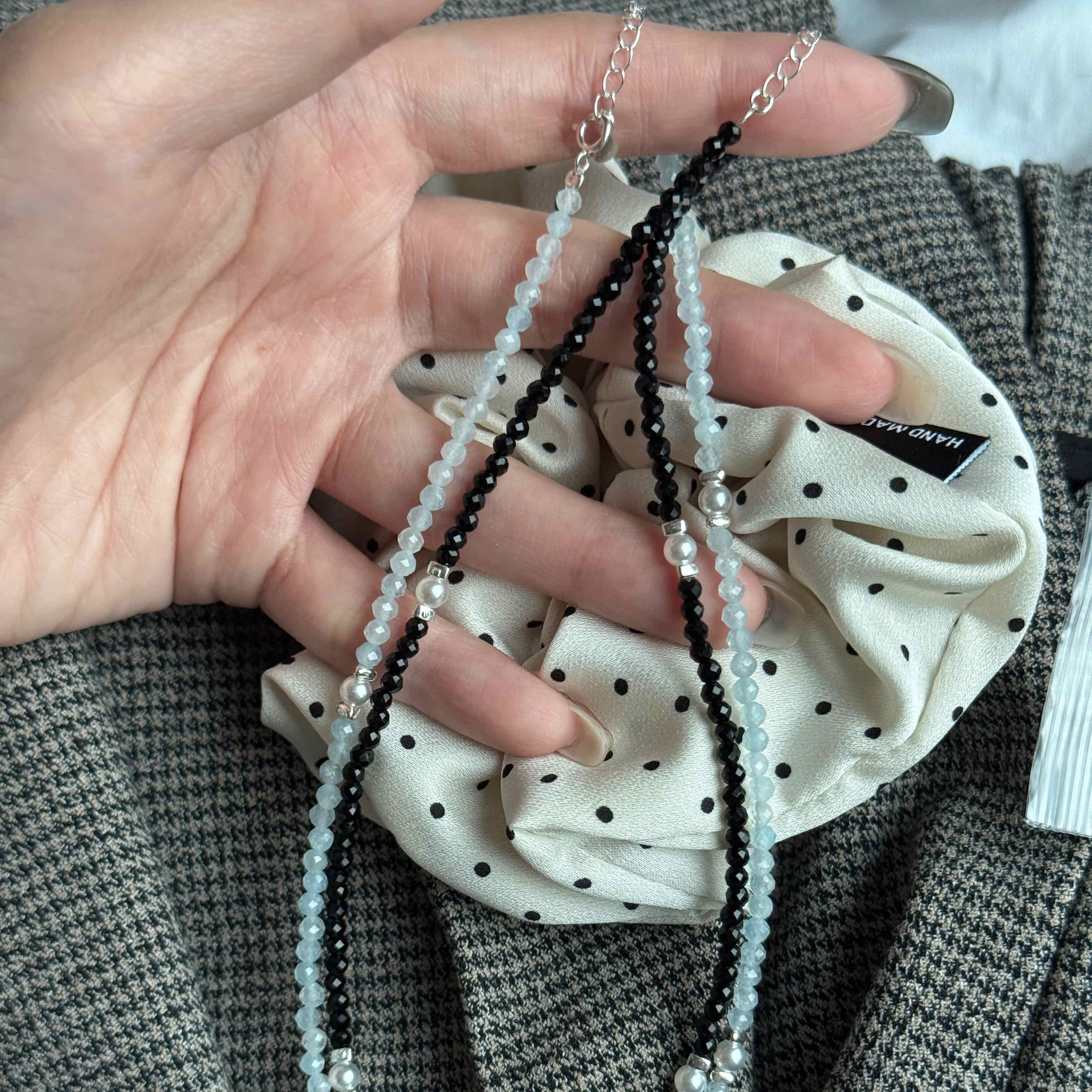 🇰🇷925 silver 韓國小姐姐珠珠項鍊｜2 color