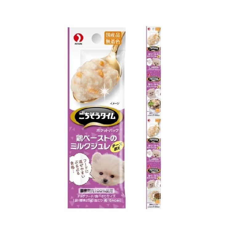 Petline 盛宴時間 雞肉奶酪牛奶凍 4連包