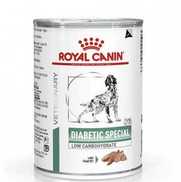 Royal Canin - 獸醫配方 - Diabetic Special Low Carbohydrate  成犬糖尿病處方罐頭 410g (原箱12罐)