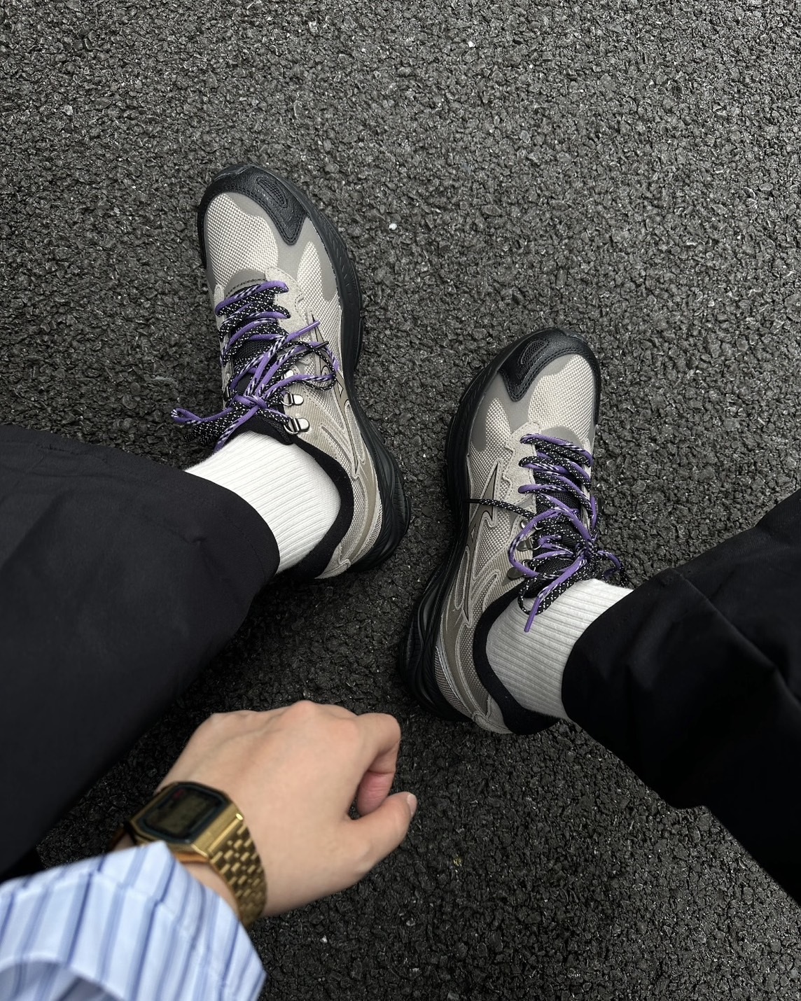 MIZUNO RACER S 美津濃 防潑水 山系戶外 機能  復古 卡其