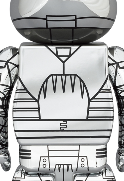 BE@RBRICK SHADOW MOON (Ver.HAJIME SORAYAMA) 400％