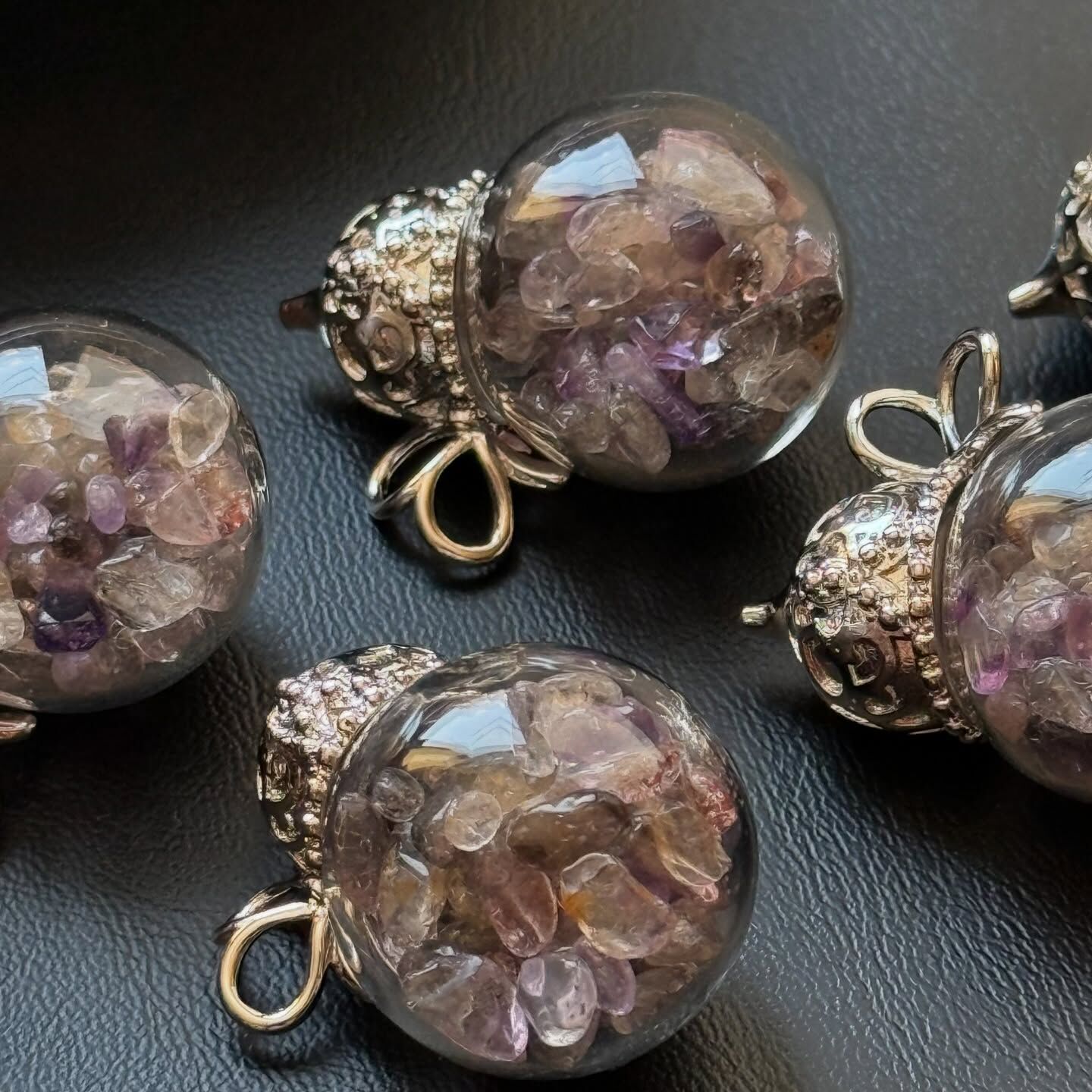 [原石] 超七碎石 葫蘆項鏈吊墜