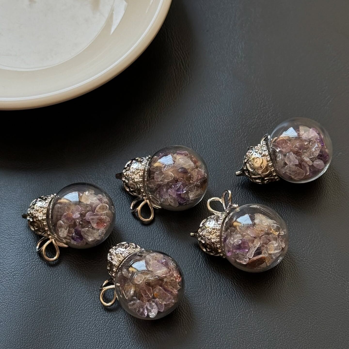 [原石] 超七碎石 葫蘆項鏈吊墜