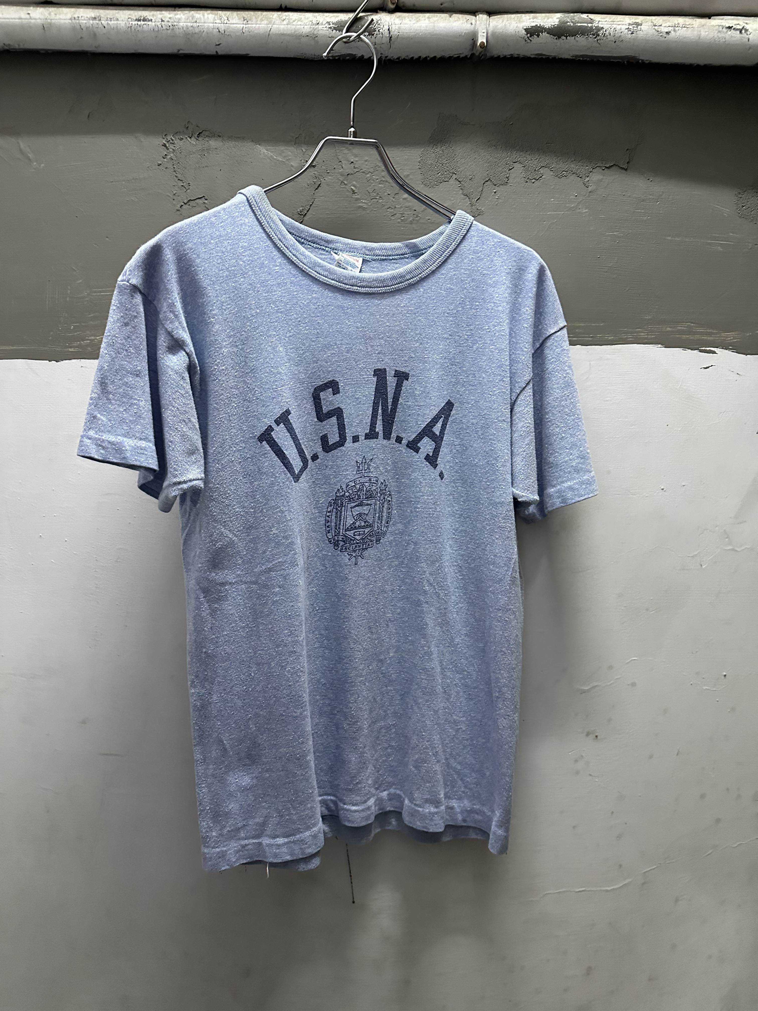 80’s Champion USNAWater Print T-Shirt(1.2 T-Shirt)(Made in USA)