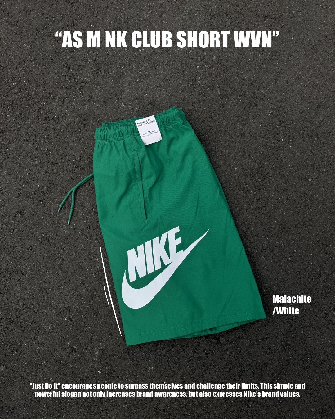 #預購 NIKE CLUB SHORTS WOVEN 無內襯 梭織 運動 短褲 FN3304-365 綠色