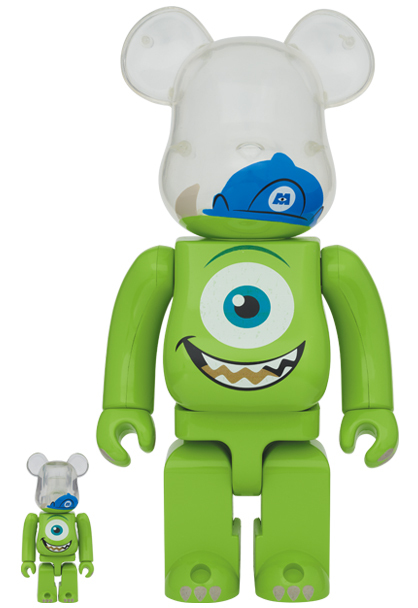 BE@RBRICK MIKE 100 & 400% and  SULLEY 100％ & 400％