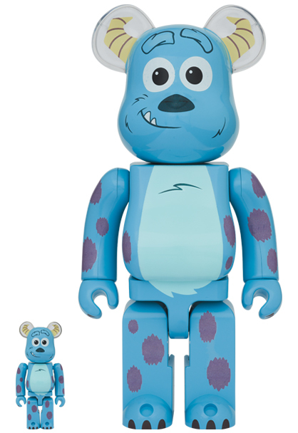 BE@RBRICK MIKE 100 & 400% and  SULLEY 100％ & 400％