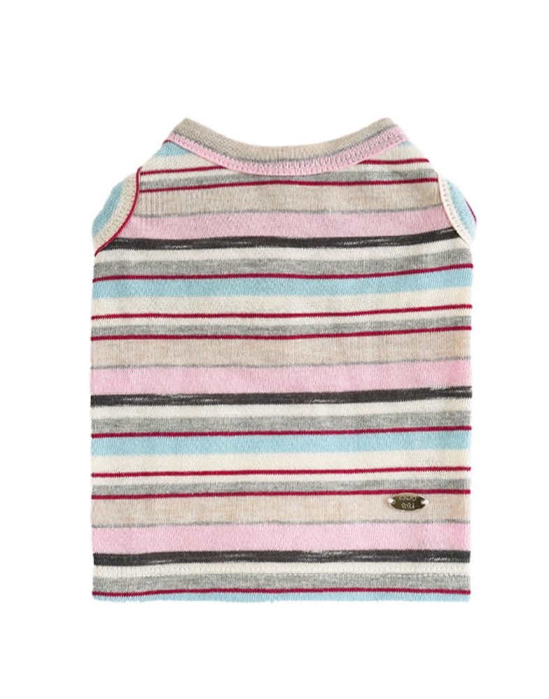 Noutti Matilda 條紋開襟衫_粉紅