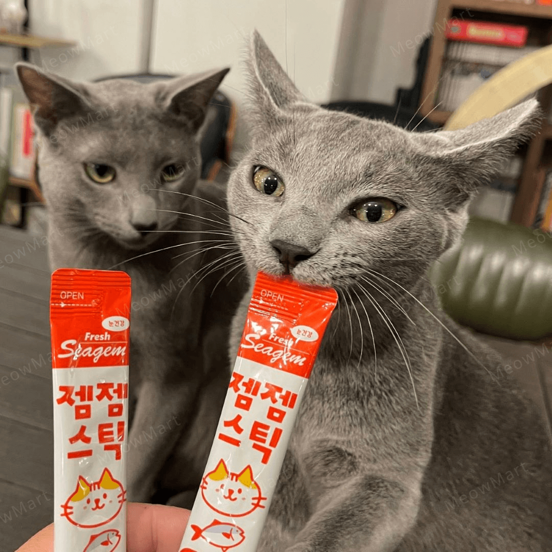 【韓國】Seagem 油甘魚貓狗肉泥 (眼睛保健) 12g x 4本