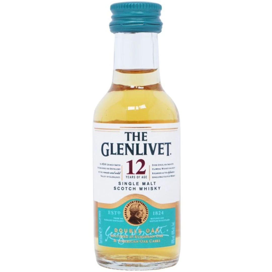 格蘭利威12年單一純麥威士忌酒辦 Glenlivet 12 Years Double Oak Single Malt Whisky Miniature