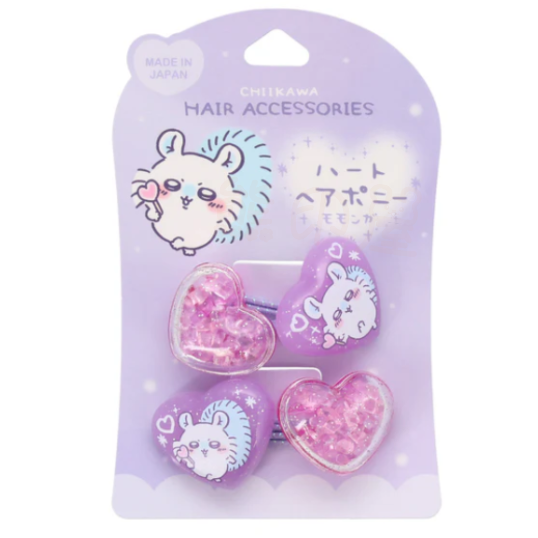 日本Chiikawa飛鼠心形髮圈 髮帶 日本製