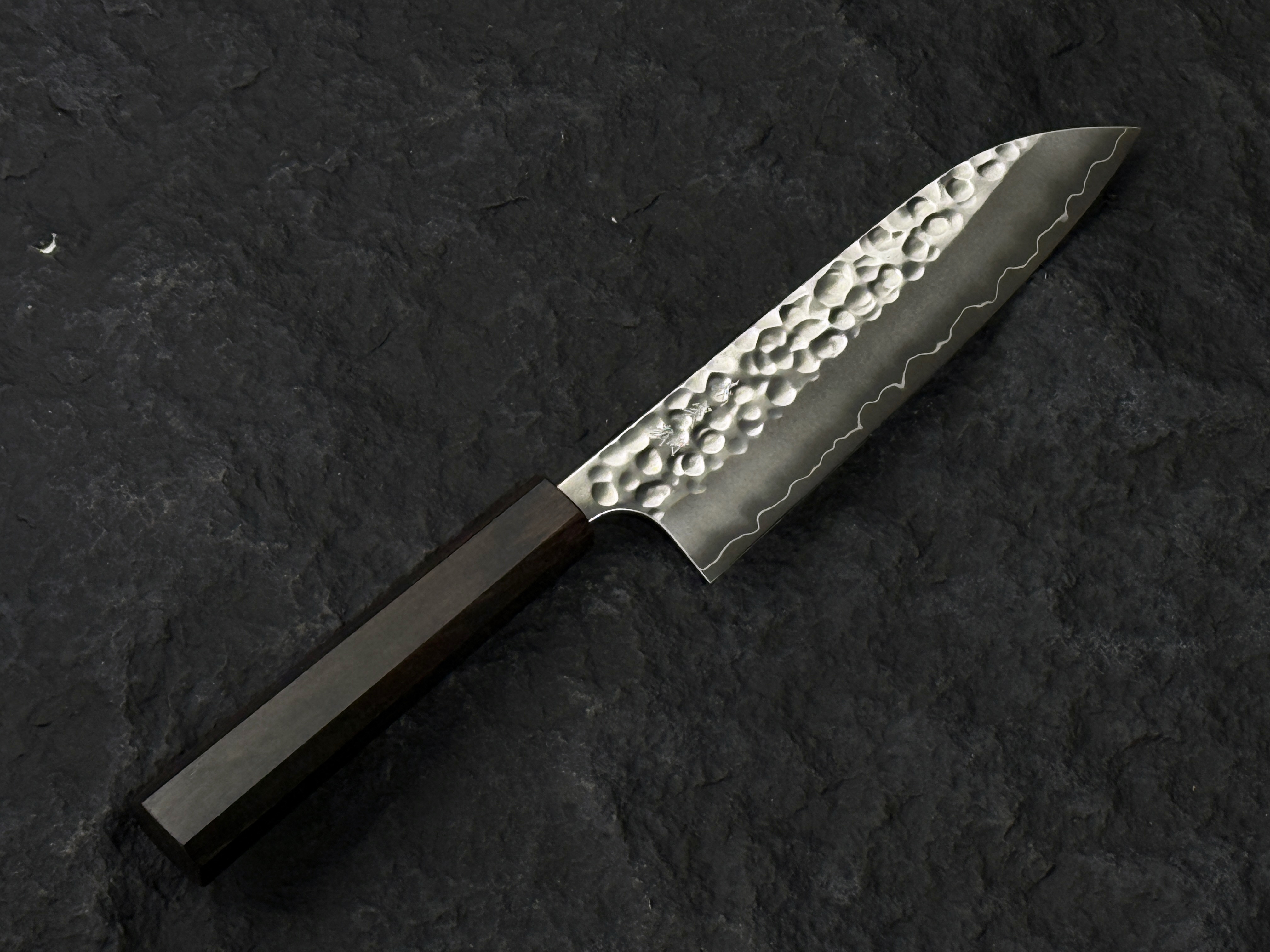 加藤義実 SG2 粉末鋼 丸槌目 三德 黑檀柄