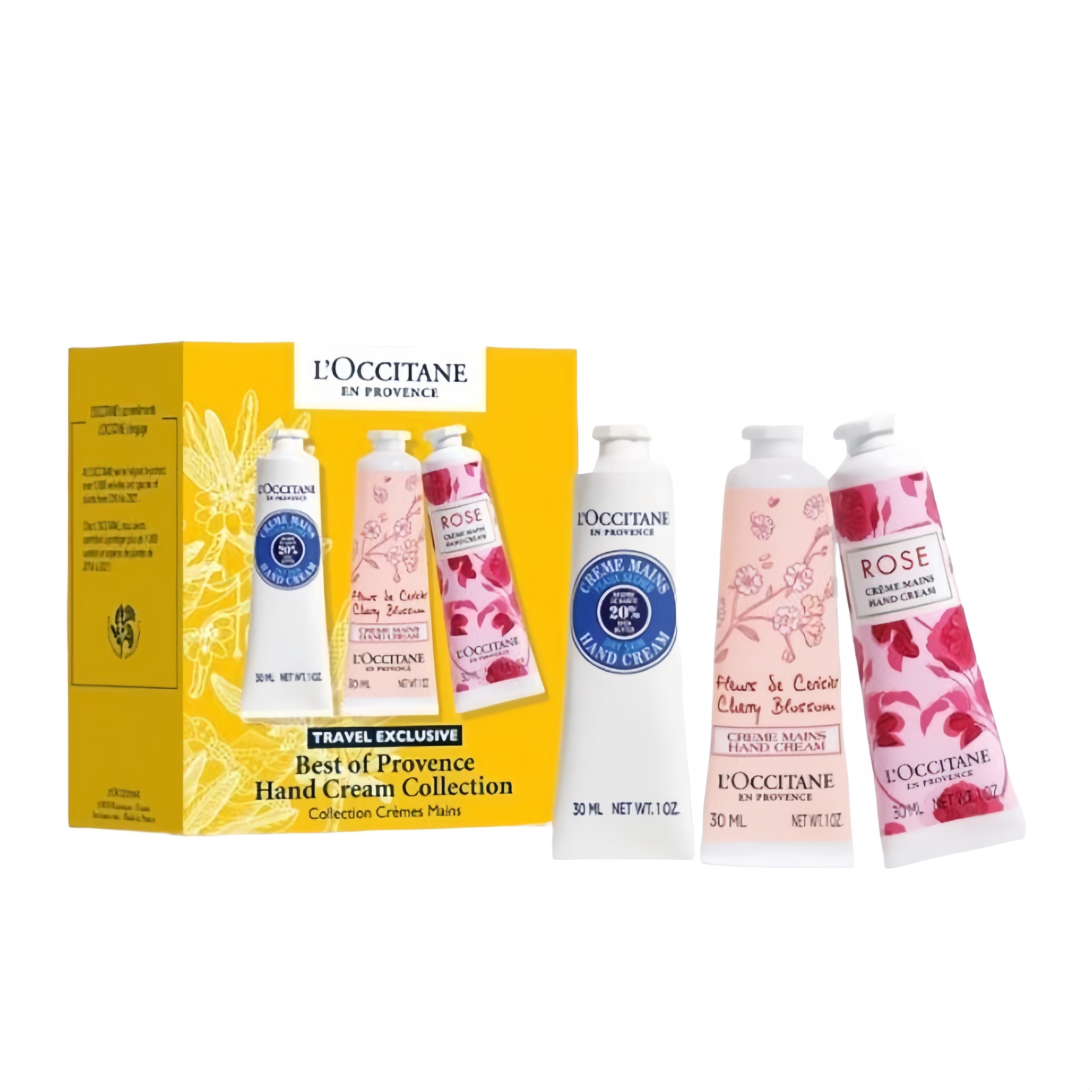 新版 - 普羅旺斯經典手霜六件套 [乳木果+櫻花+玫瑰] 30ml*6支 (平行進口)