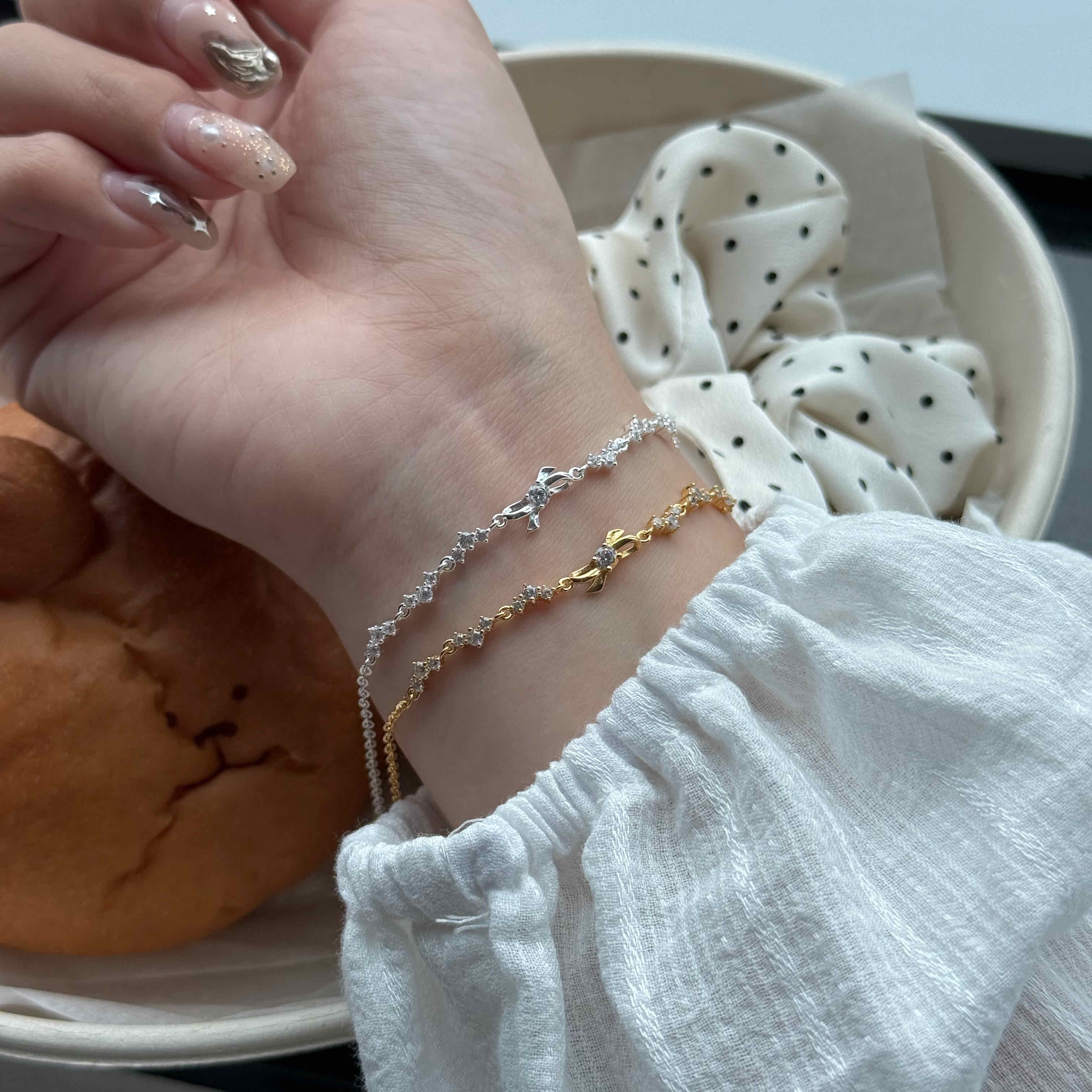 🇰🇷925 silver Glimmer 手鍊｜2 color