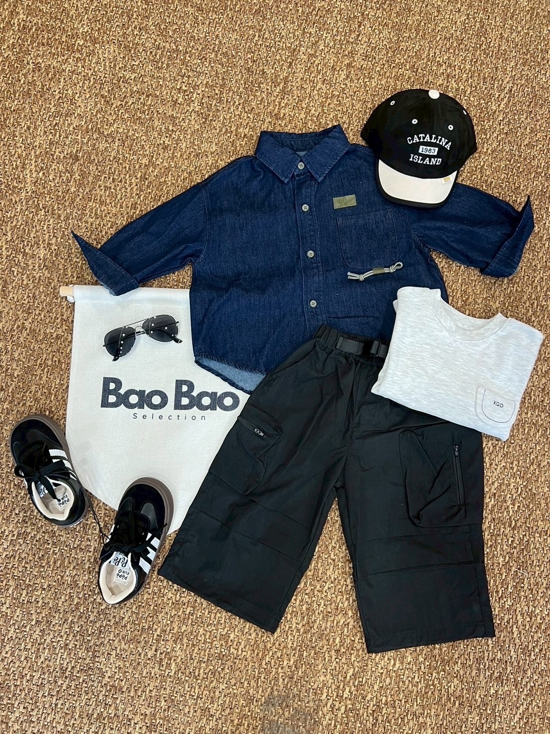 A03086純原色牛仔襯衫